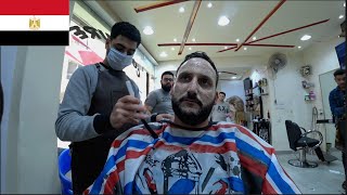 €10 Haircut and Facial 🇪🇬  Egypt Hurghada [upl. by Jeminah]