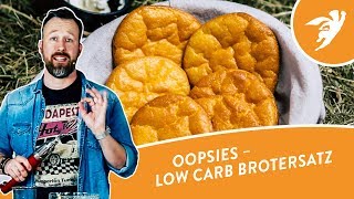 OOPSIES  CLOUD BREAD  der ultimative Low Carb Brotersatz in 10 Minuten [upl. by Annaoj]