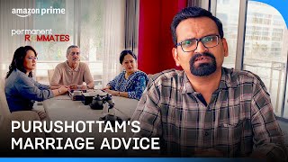 Purushottams Advise For Couples 😂  Permanent Roommates  Deepak Kumar Mishra  Prime Video India [upl. by Kosak]