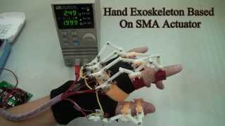 An exoskeleton system for hand rehabilitation driven by shape memory alloy [upl. by Wolff]