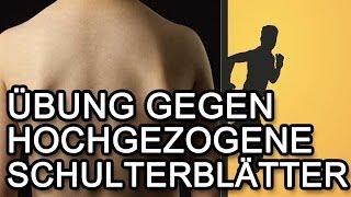 Hochgezogene Schulter  Erklärung und Übungen [upl. by Petty659]