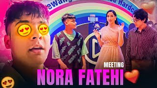 Promo shoot w NoraFatehi 😍😍  Yogesh sharma vlogs [upl. by Arte]