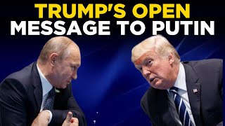 Donald Trump LIVE Trumps Message To Putin  Trump Speech LIVE  Putin News LIVE  US News LIVE [upl. by Enomyar]