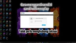 Tutorial mengganti Password WIFI mnc play [upl. by Ricca]