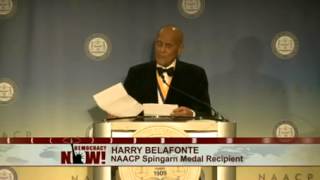 quotWe Must Unleash Radical Thoughtquot Harry Belafontes Stirring Speech Accepting NAACP Spingarn Medal [upl. by Kally]