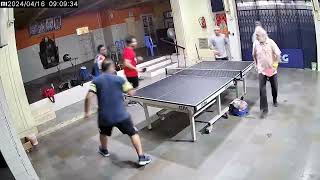 16042024  Pandu introduces RoundToss to senior players  Gaurav steals the show 👏👏👌👌🏓🏓 [upl. by Torre321]