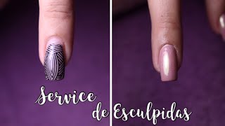 COMO HACER SERVICE DE ESCULPIDAS EN GEL  TUTORIAL PASO A PASO PARA PRINCIPIANTES [upl. by Aniad]