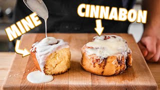 Making Cinnabon Cinnamon Rolls At Home  But Better [upl. by Mcmahon]