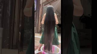 Long Hair Wash hairdesign longhair hairfashionlook [upl. by Esyla]