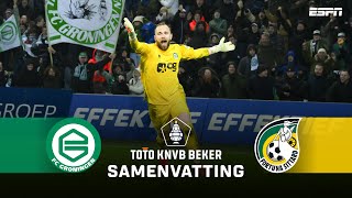 PENALTYS brengen BESLISSING in LAATSTE KWARTFINALE 🔥🧤  Samenvatting FC Groningen  Fortuna Sittard [upl. by Torbert]