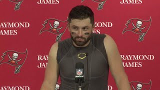 Baker Mayfield on Answering vs Philly ‘Locked In’  Press Conference  Tampa Bay Buccaneers [upl. by Hardden799]