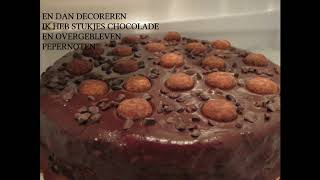 TRUFFEL PEPERNOTEN CHEESECAKE SINTERKLAAS RECEPT bakvideo chocolade [upl. by Teague658]