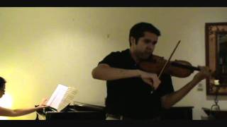 ArenskyHeifetz Tempo di Valse  Nathaniel Robinson violinist [upl. by Einafit]