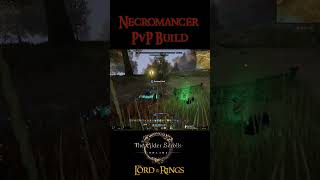 NECROMANCER ESO PVP BUILD Gimli Throwing Axes and Bones shorts eso esopvp lotr [upl. by Kurys]