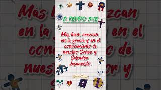 2 Pedro 318 versiculodelabiblia biblia versiculodiario versiculodeldia [upl. by Atteynod254]