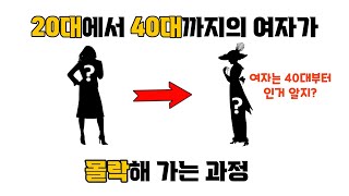 20대에서 40대까지의 여자가 몰락 해가는 과정 [upl. by Infeld]