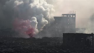 China Explosions Blasts Rock Tianjin [upl. by Aissenav]