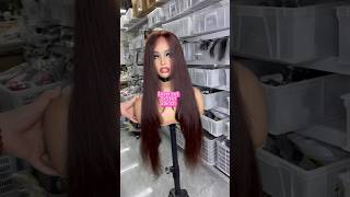 5x5 Hd lace closure wig layer cut goodluckhair layercut [upl. by Moonier]