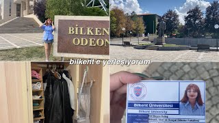 bilkent vlog  yerleşme oda turu ilk yurt günlerim hazırlık sınavı [upl. by Ylla]