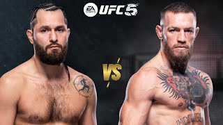 UFC 5 JORGE MASVIDAL VS CONOR MCGREGOR FOR THE UFC WORLD WELTERWEIGHT CHAMPIONSHIP BELT [upl. by Srevart790]