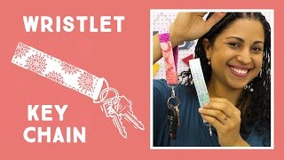 Make an Easy Wristlet Key Chain Fob [upl. by Gregor]