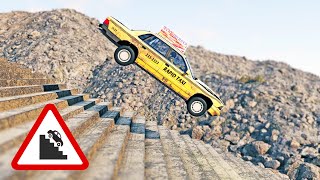 BeamNG Drive  Cars vs Stairs 11 [upl. by Yar]