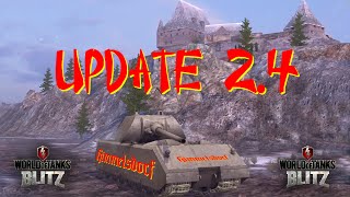 World of Tanks BLITZ  Update 24  NEW MAP  Himmelsdorf [upl. by Rhu]