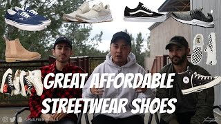 AFFORABLE STREETWEAR SHOE and SNEAKER ALTERNATIVES Adidas Vans ASOS Nike CDG Converse and more [upl. by Whalen]