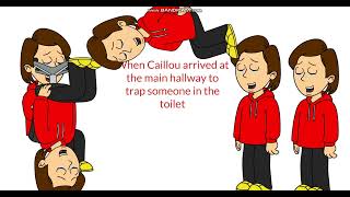 Coris And Caillou Traps Little Girl in the ToiletOnline DetentionGrounded [upl. by Natsirt]