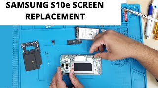 How To Replace Samsung Galaxy S10e Genuine Screen [upl. by Lochner]