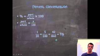 Percent Concentration and PPM [upl. by Ardied]