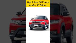 Top 5 Best SUV Cars Under 15 Lakhs in India [upl. by Jem]