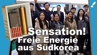 Die Freie Energie Sensation aus Südkorea  1769 Effizienz [upl. by Eyahsal152]