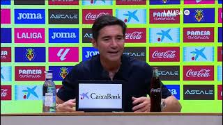 MARCELINO habla del juego del FC BARCELONA tras el VILLARREALFC BARCELONA [upl. by Rats519]