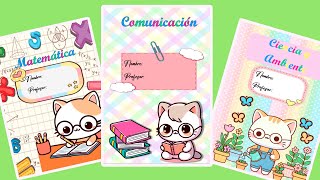 Como hacer CARATULAS BONITAS EN WORD  PORTADAS KAWAII ✨✨✨  ARCHIVO GRATIS EN WORD EDITABLE [upl. by Ranique321]