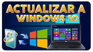 COMO ACTUALIZAR A WINDOWS 10 ➡ Windows 7 o Windows 8 2019 ✔ [upl. by Dorella]