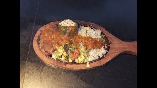 Veg sizzler recipe  how to make veg sizzler at home  by cook with Shruti [upl. by Ytsihc]