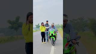 Madam desi desi na bola kar 😡🔥  Sabbir Hazari  shorts youtubeshorts zx10r [upl. by Blane]