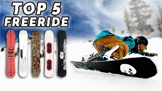 Top 5 FREERIDE Snowboards 2024  Board Archive [upl. by Ruffo934]