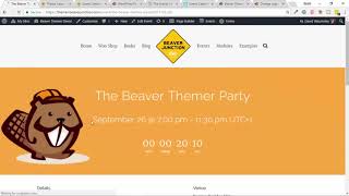 The Events Calendar plugin with Beaver Themer  New in V11 alpha [upl. by Rotceh]