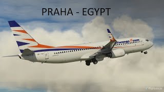 Let z Prahy do Egypta Marsa Alam FULL FLIGHT [upl. by Weil]