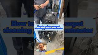 Learn how to prime your carpet cleaning portable extractor No water coming out [upl. by Ellerad]