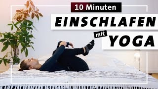 Mit Yoga Entspannt Einschlafen  Sanfte Abendroutine im Bett zum Loslassen amp Entspannen [upl. by Blayze]