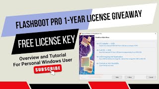 FlashBoot Pro 1Year License Giveaway Dont Miss Out [upl. by Craig748]