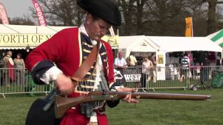 English Matchlock Musket  BASC Firearms Demonstration [upl. by Ecnarepmet857]