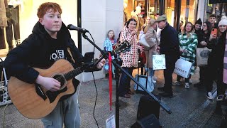 quotFairytale Of New Yorkquot on Grafton Street with Fionn Whelan And Wonderful Crowd The Pogues [upl. by Fante]