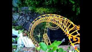 Knex Rollercoaster TITAN III original style helix drop coaster [upl. by Naaitsirhc]