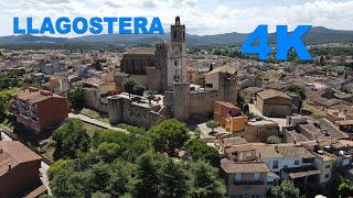 Vista Aérea de Llagostera  Girona  Cataluña España  Paisajes 4K [upl. by Ful]