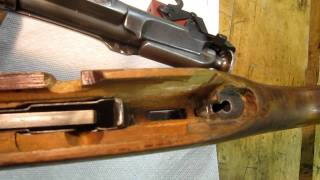 Inletting Mosin stock for Timney [upl. by Charity380]