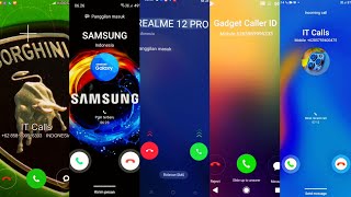 REDMI Lamborghini SAMSUNG A10 REALME 12 OPPO SAMSUNG A15 incoming call screen [upl. by Stoddart689]